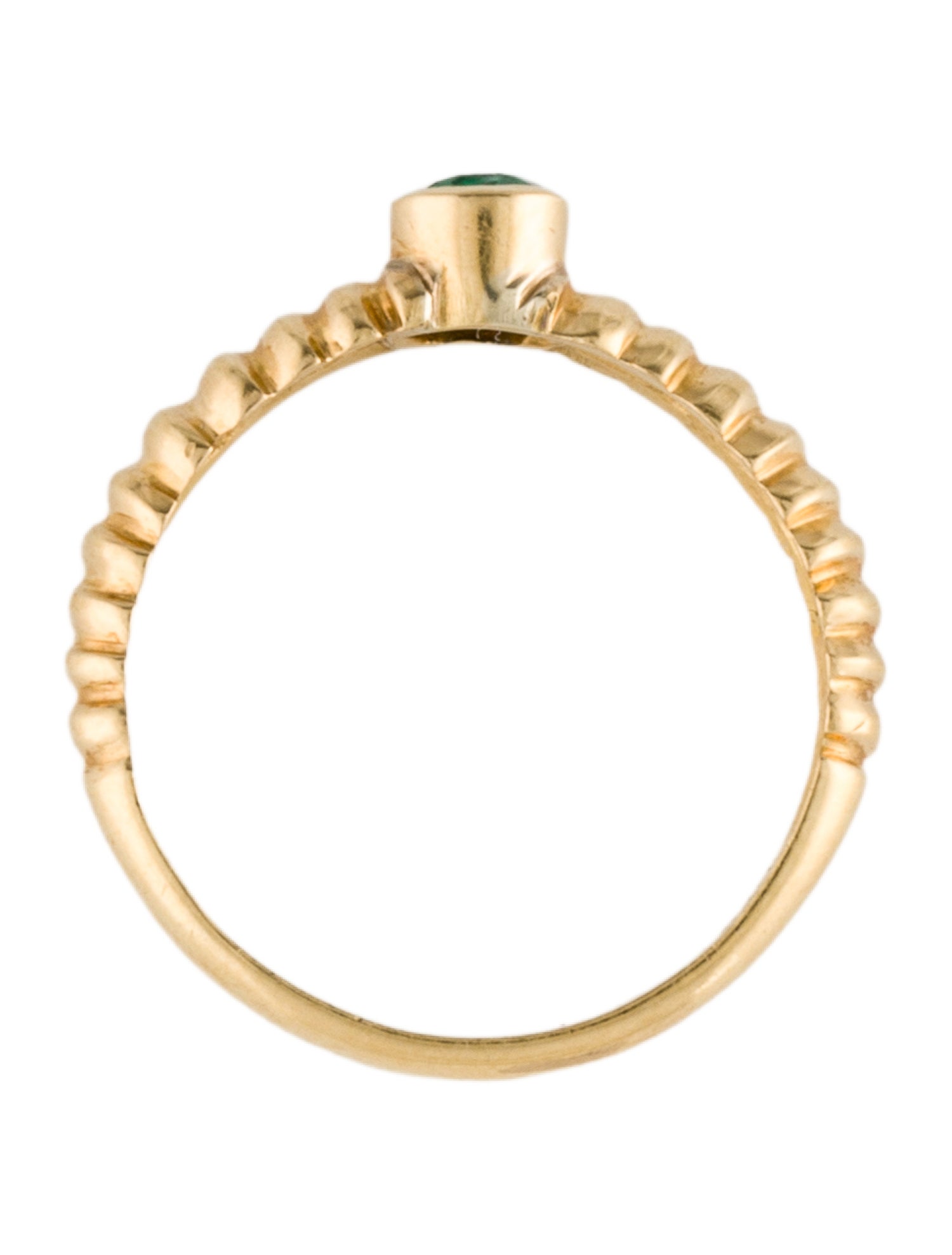 Ring 18K Emerald Cocktail Ring